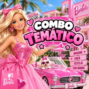 Combo de cumpleaños Barbie