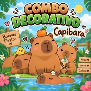 Combo de cumpleaños Capibara