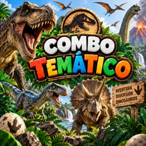 Combo de cumpleaños Dinosaurios