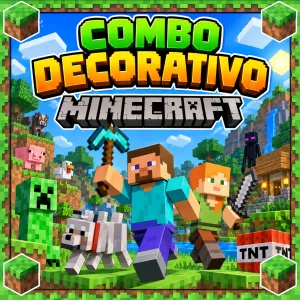 Combo de cumpleaños Minecraft